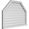 Ekena Millwork Octagonal Top Surface Mount PVC Gable Vent w/ 2"W x 2"P Brickmould Sill Frame, 38"W x 28"H GVPOT38X2803SF - alternate 3
